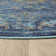 Madrid Blue/Gray/Gold Floral Traditional Indoor Performance Area Rug