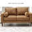 59" Pillow Top Arm Reclining Loveseat