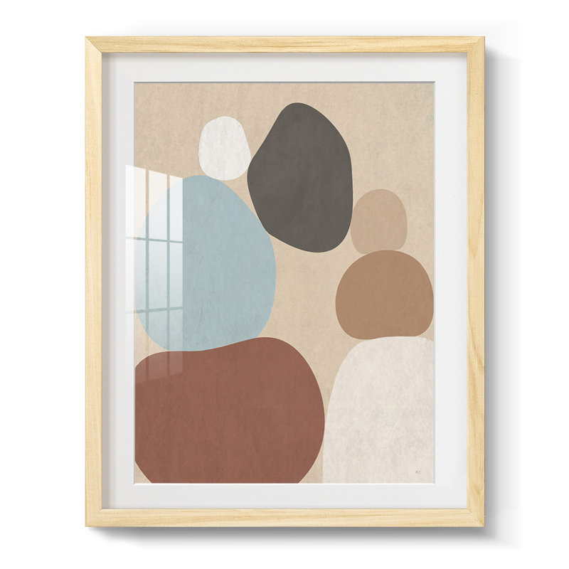 «Hiding Hues II», reproduction encadrée, Blanc, Papier encadré naturel