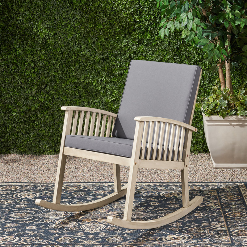 Chaise à bascule Casa Acacia, Gris