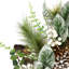 Faux Lighted Plastic 55cm Wreath