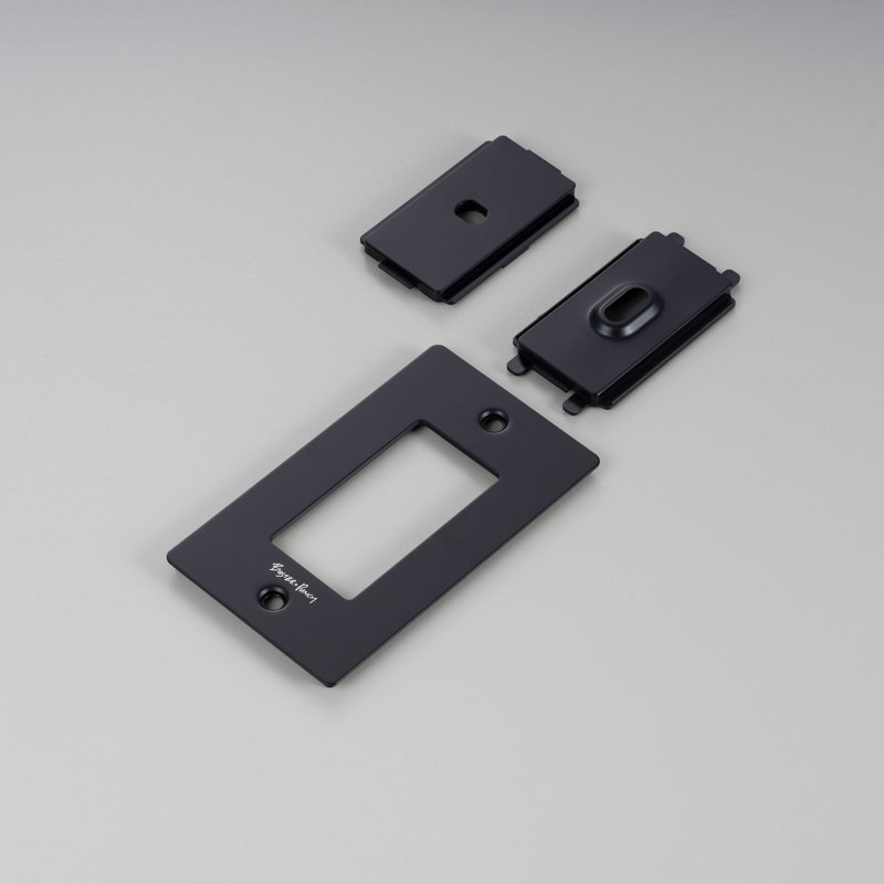 1G Plate / Logo , Black