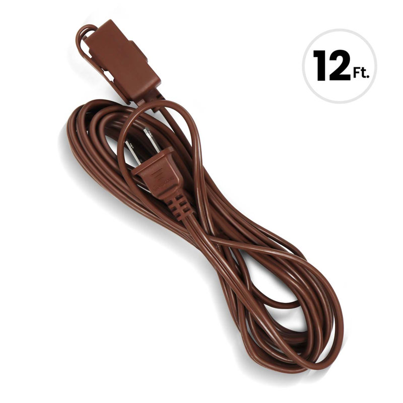Household Extension Cord, Brown