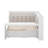 Full Size Corner Bed Frame, Daybed With Storage Shelves & Trundle, Wood Corner Bed With LED Light, Desk-388301854