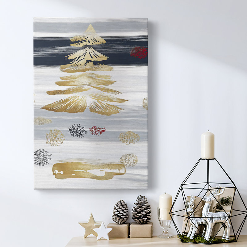 Art des Fêtes de Noël - Toile tendue avec châssis CLVI, H 36 po x l 24 po