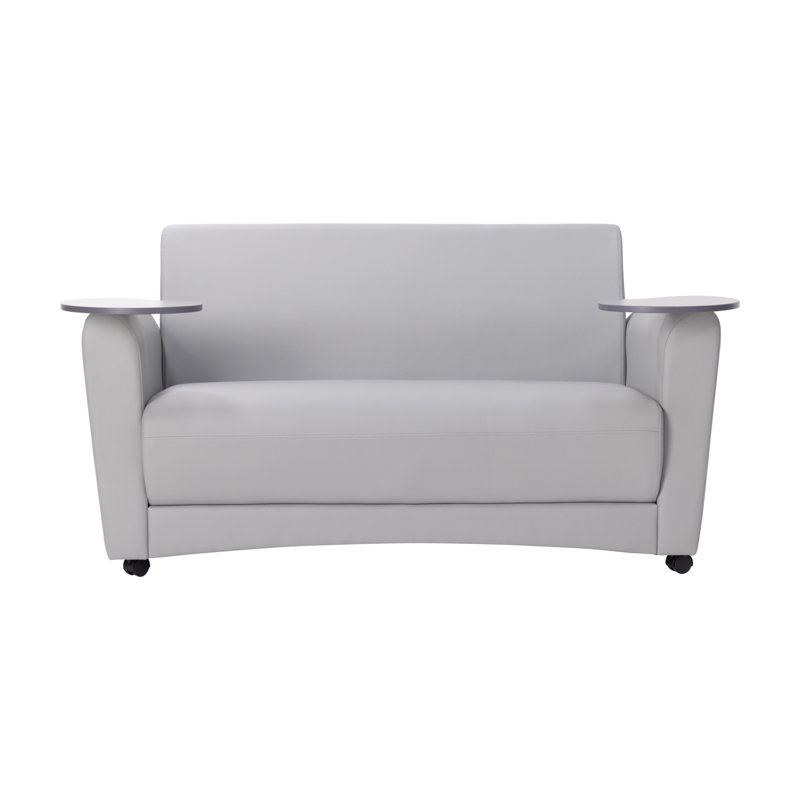 Canapé rembourré avec tablette Pro Series, Gris / Strandz cosmique