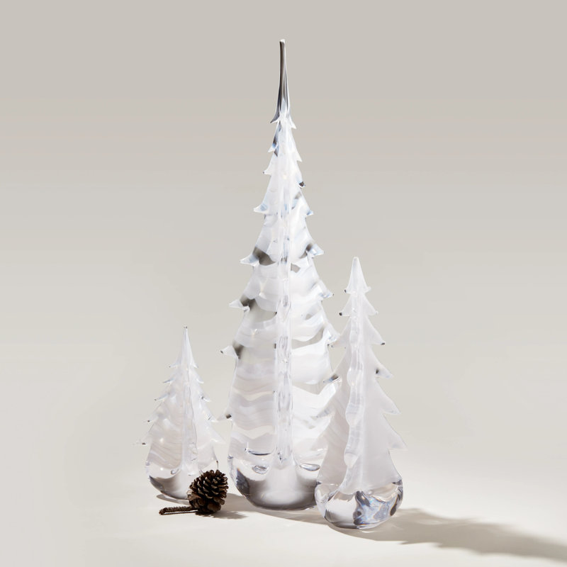 Snowdrift Evergreen, 5.5"W x 5.5"D x 14"H
