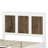 4-Pieces Bedroom Sets – Queen Size Farmhouse Platform Bed With Wooden Strip Decoration, Storage Nightstand And Dresser With Elegant Metal Handles, White-824847463