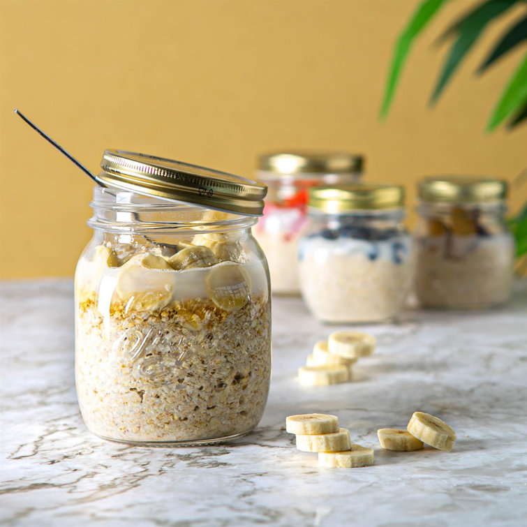 Set 4 Vasetti Vetro Bormioli Rocco Quattro Stagioni - Per Conserve, Marmellate E Sott'oli