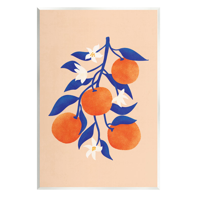 «Orange Tree» par JJ Design House LLC, H 15 po x l 10 po x P 0,5 po, Bois
