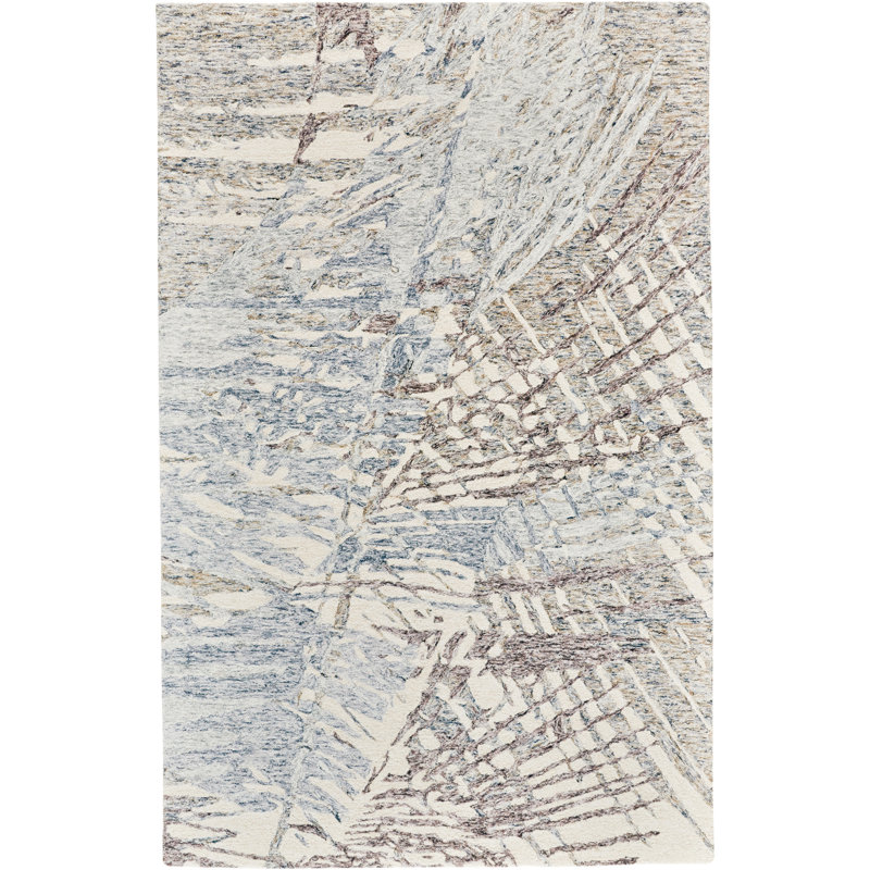 Baynes Abstract Indoor Rug, Rectangle 5' x 8'