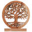 Sculpture Triana en bois faite à la main avec arbre de vie (taille moyenne)-999033610