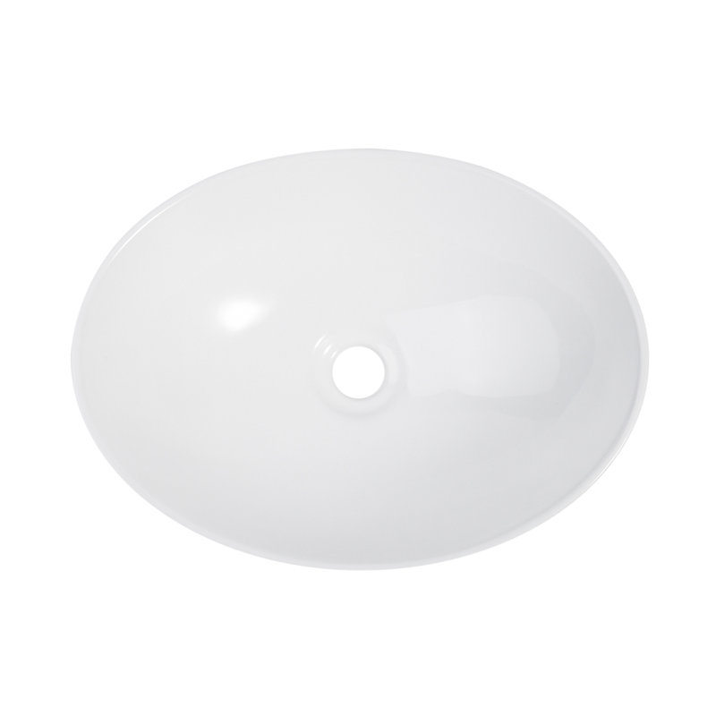 Barclay 13.75'' Vitreous China Oval Bathroom Sink