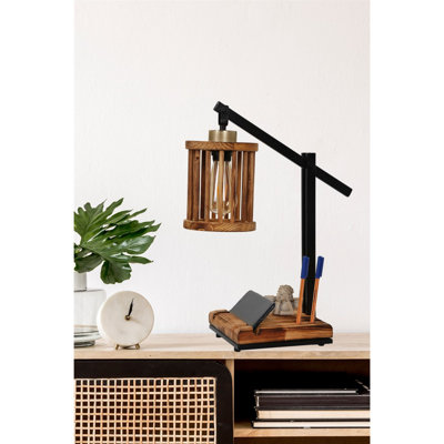 Solid Wood Desk Lamp