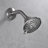 Stilleto Collection Shower Trim Only: 3-Function 4" Round Shower Head, Single Handle Set & Rough-in Valve Included - Brushed Nickel-36865916