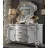 Commode combinée 5 tiroirs H 71 po avec miroir Haskard
