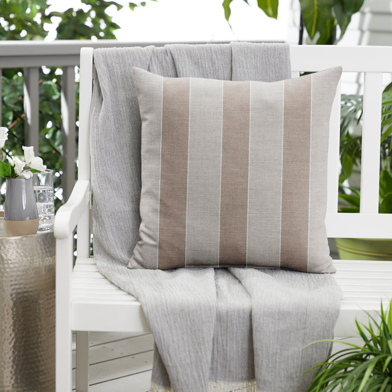 Housse et insert de coussin carré extérieur Emmit, 20 po x 20 po