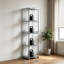 Vitrine H 55 "avec porte rabattable en acrylique, vitrine de rangement à 4 niveaux