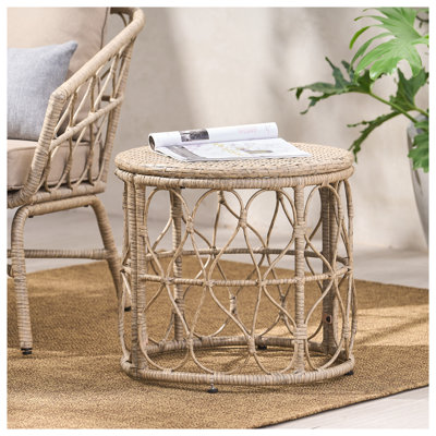 Table d'appoint ronde d'extérieur 19,75 po Bruce Brown