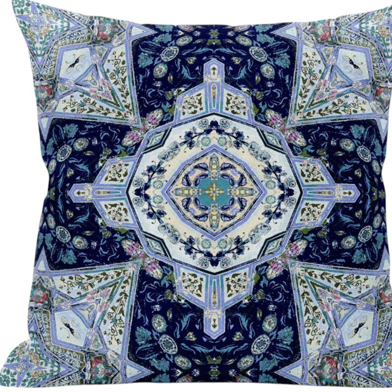 Coussin 20 po, Indigo
