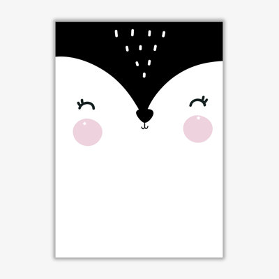 Penguin Face Scandi - Print