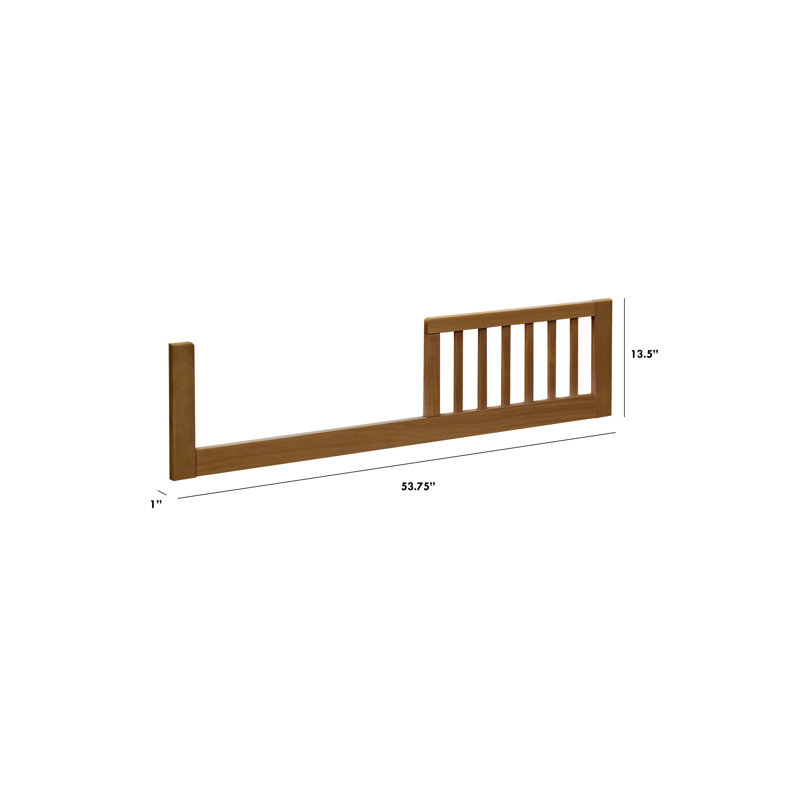 Rail pour lit de tout-petits, Noyer