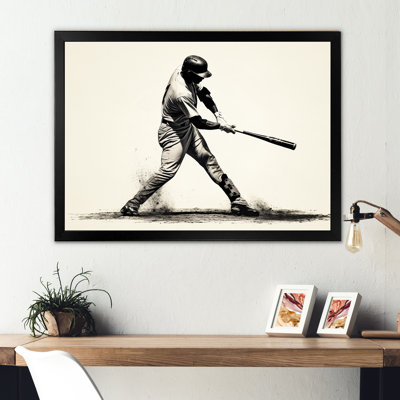 " Baseball Focused Batter "
