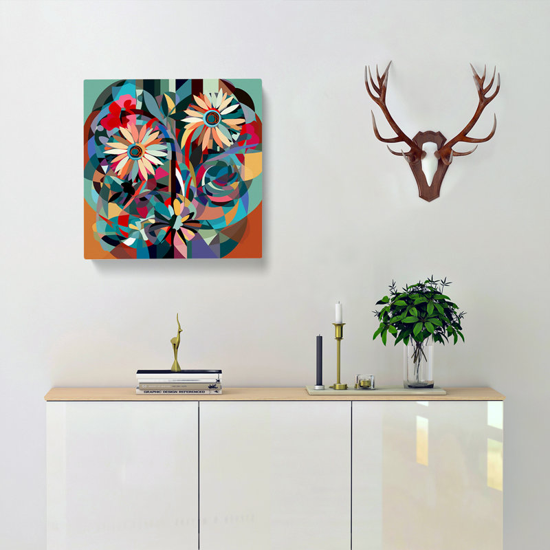 Modern Wall Art - Wrapped Canvas, 35cm H x 35cm W x 3cm D