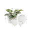 Ensemble de pots à fleurs en grès 4 pièces Belfield Eclectic-30690010