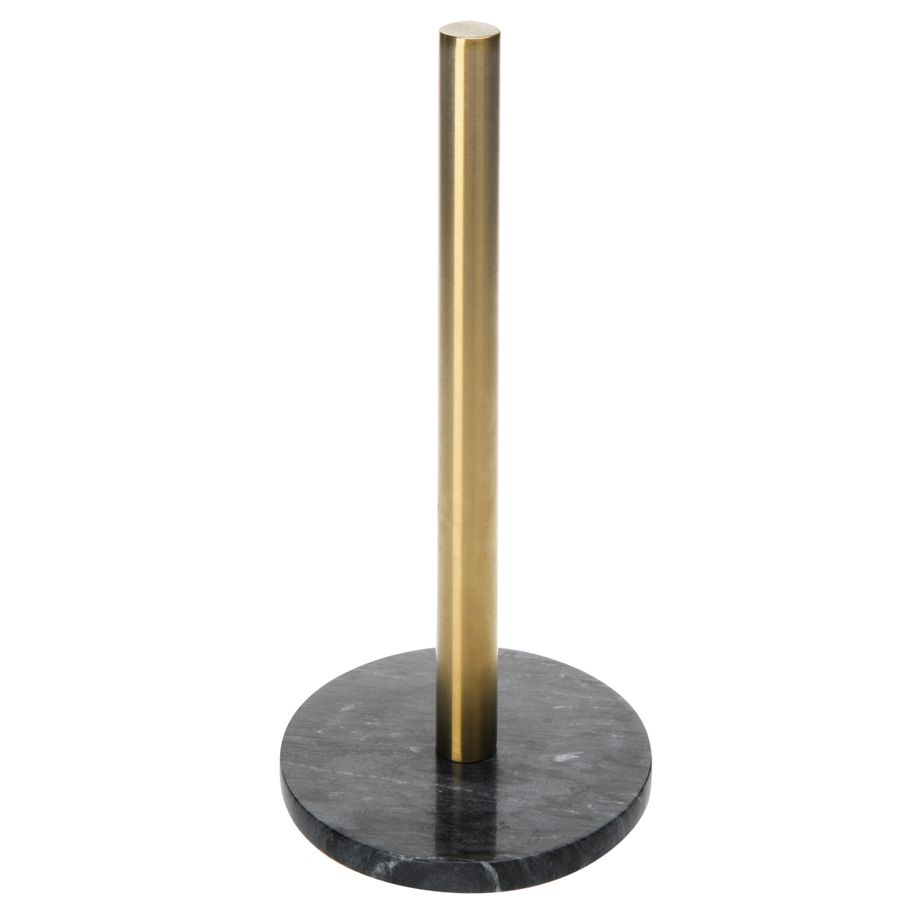 Kitchen Brass Marble Paper Towel Holder / Gold Tissue Holder Stand