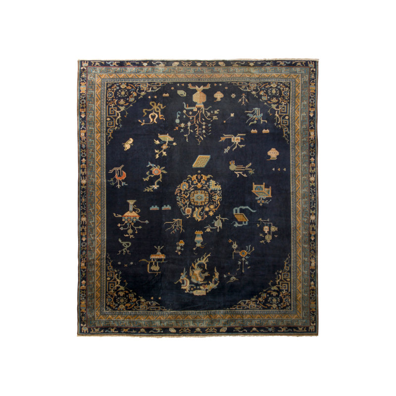 One-of-a-Kind 12' x 13'4" Hand Knotted Area Rug