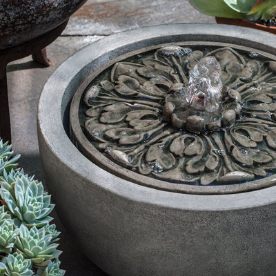 Medallion Birdbath Fountain