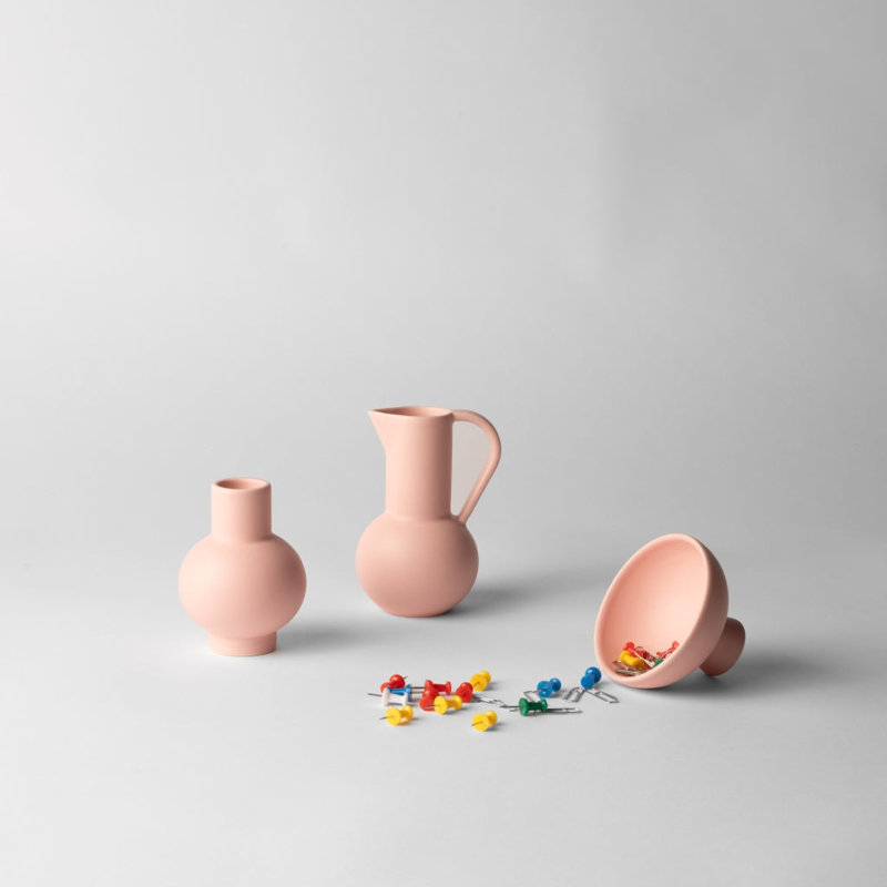 Strøm Jug by Nicholai Wiig-Hansen, 6.08 oz, Coral Blush