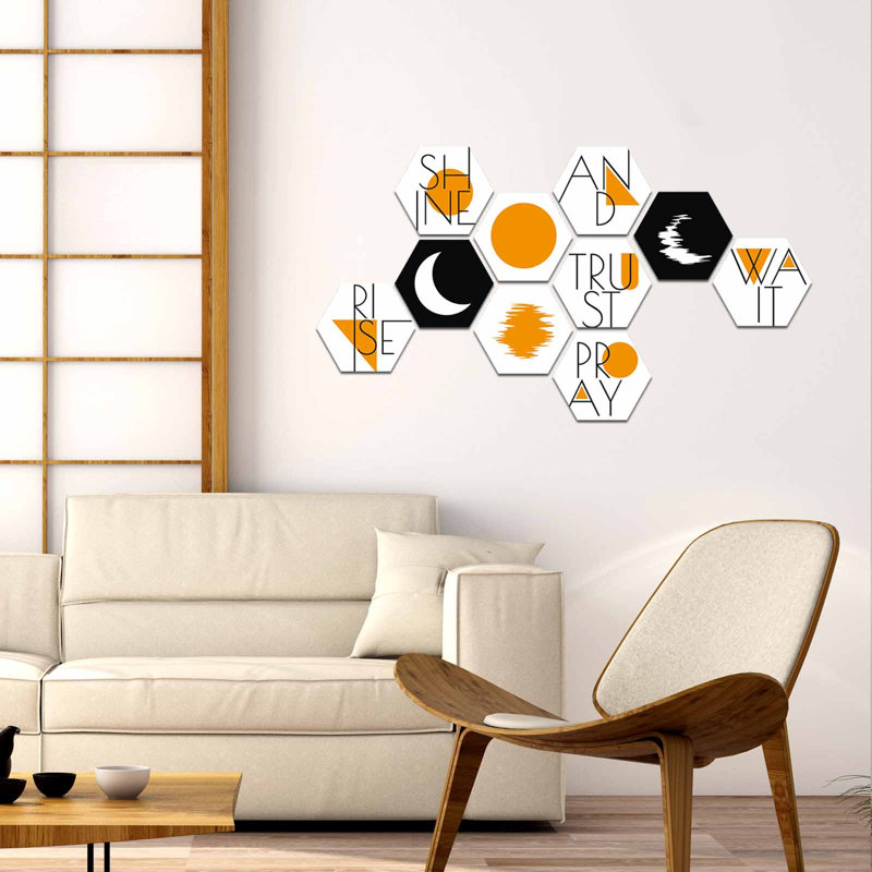 Abstract Resin Wall Decor