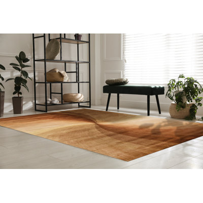Tapis contemporain en laine touffeté à la main Ava