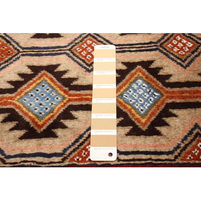Tapis brun royal Baluch 3 pi 2 po x 6 pi 2 po
