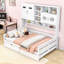 Lit de jour en bois avec armoire et tablette Wellsville-1699066336-1699066343