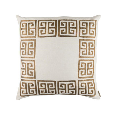 Guy Geometric Feather Throw Pillow