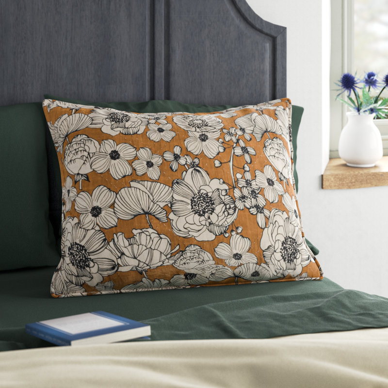Kimpton Sham - Standard, Standard/Twin, Ochre/Beige