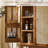 Modern simple Rattan Solid Wood Sideboard