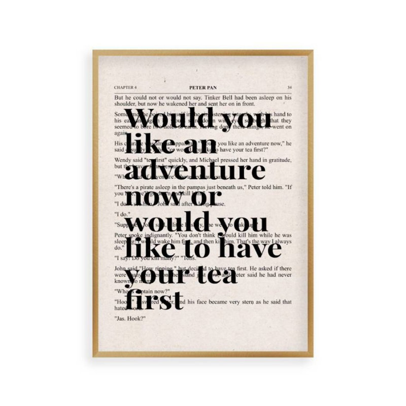Print, Brushed Copper Frame, 31 cm H x 22 cm W