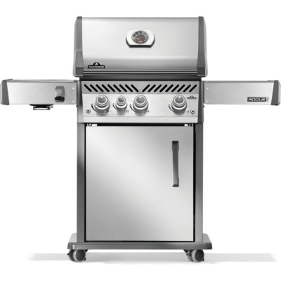 Barbecue à 3 brûleurs Rogue PRO 425 avec brûleur latéral infrarouge et plaque de cuisson en fonte