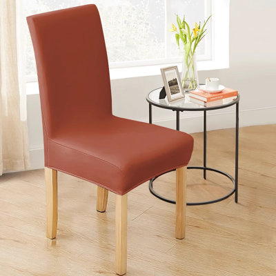 Leather Dining Chair Slipcover