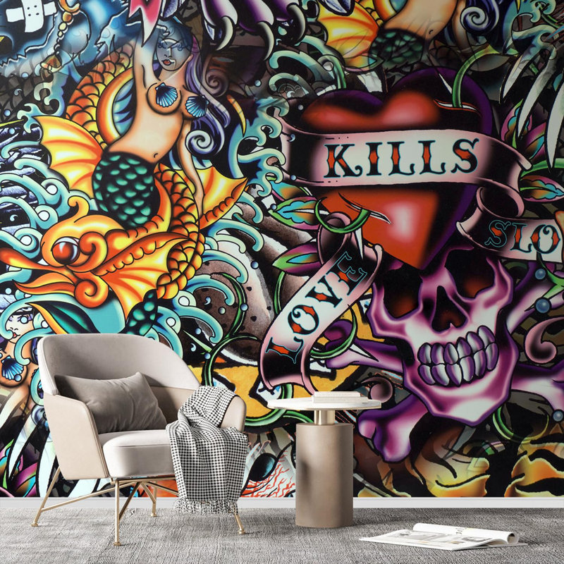 Murale, L 108 po x l 96 po