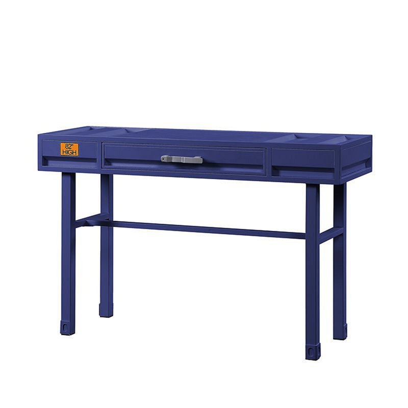 Writing Desk, 30" H x 47" W x 17" D, Blue