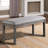 Dining Table Fabric Seat Rustic Style-874602407