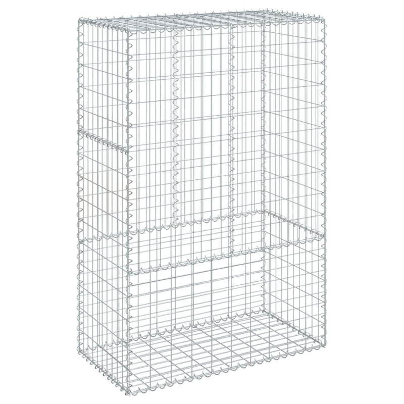Chanah Stainless Iron Wire Fence Panels, 150cm H x 100cm W x 50cm D