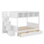 Lit superposé avec tablettes-37039333