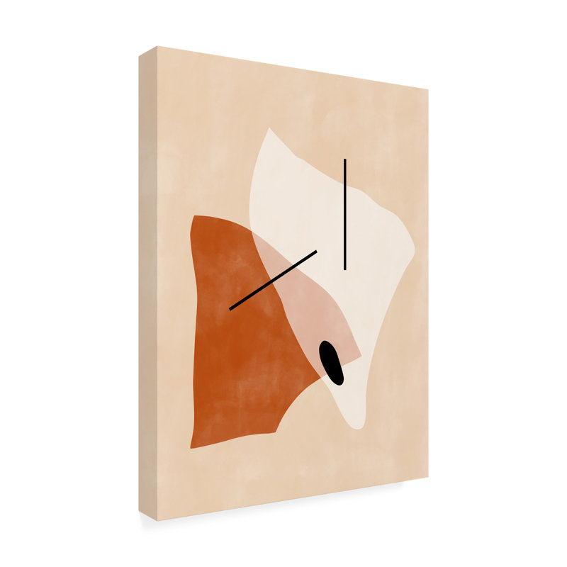 «Terracotta48» par Elena Ristova - reproduction d'art sur toile tendue, H 19 po x l 14 po x P 2 po