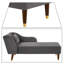 Chaise longue rembourrée en velours Barbanell-1571551178